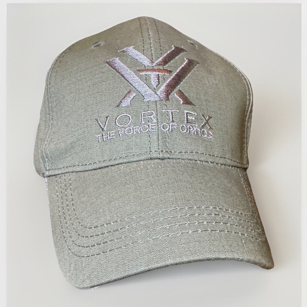 vortex optics adjustable baseball cap hat green/gray NWOT